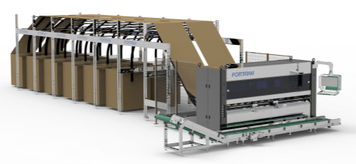 Le coupe-carton intelligent Fortran permet une fabrication d'emballages flexibles tout-en-un pour les usines mondiales